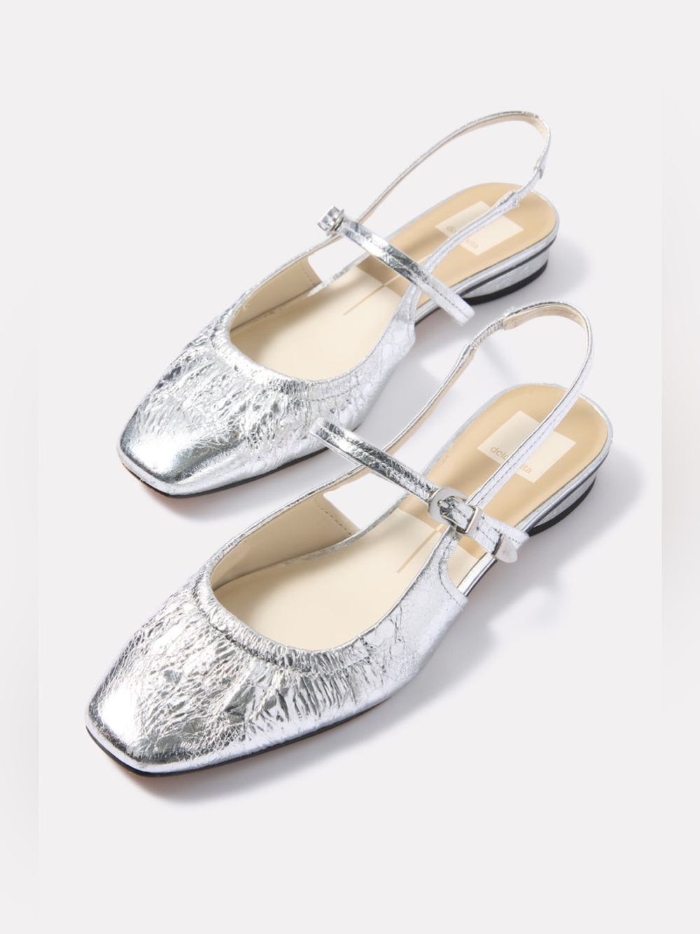 Dolce Vita Silver Rianne Mary Jane Slingback Shoe